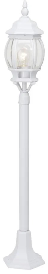 Brilliant - Lampa zewnętrzna ISTRIA 1xE27/60W/230V 112 cm IP23 biała