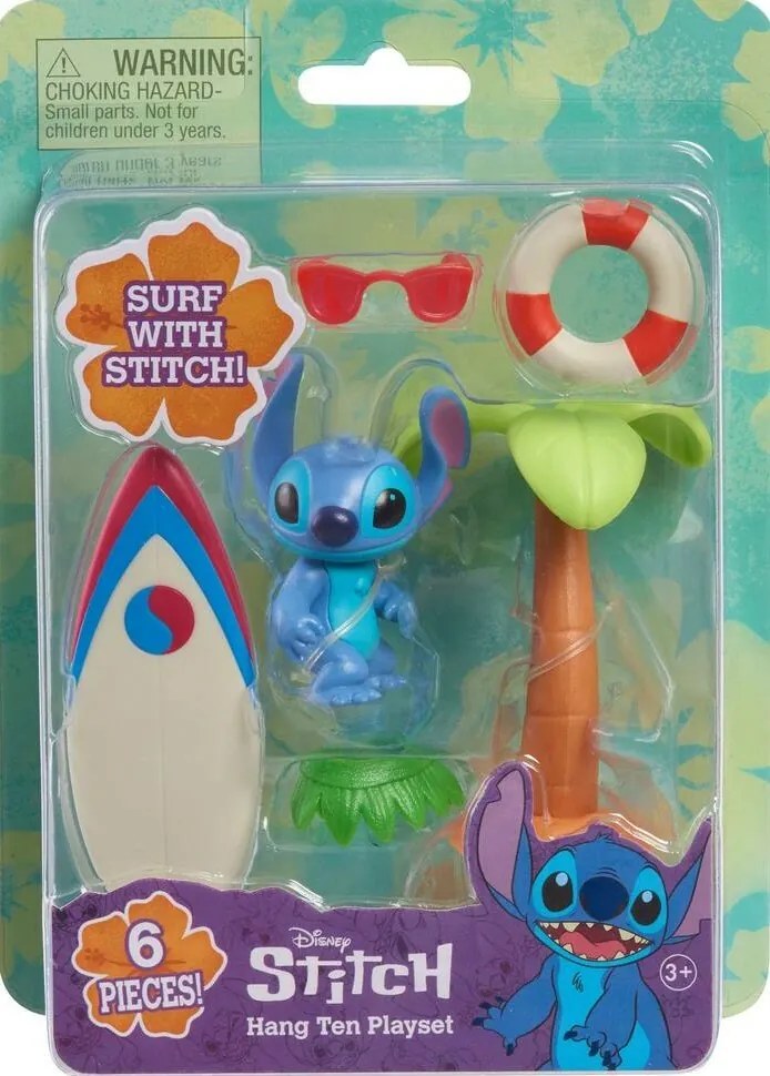 Stitch Figurka z deską surfingową