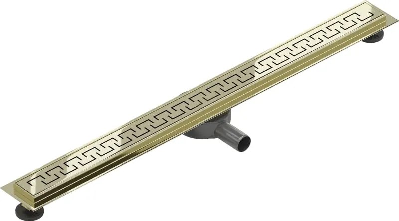 Mexen Flat 360° M15 odpływ liniowy obrotowy 80 cm, złoty - 1524080-40