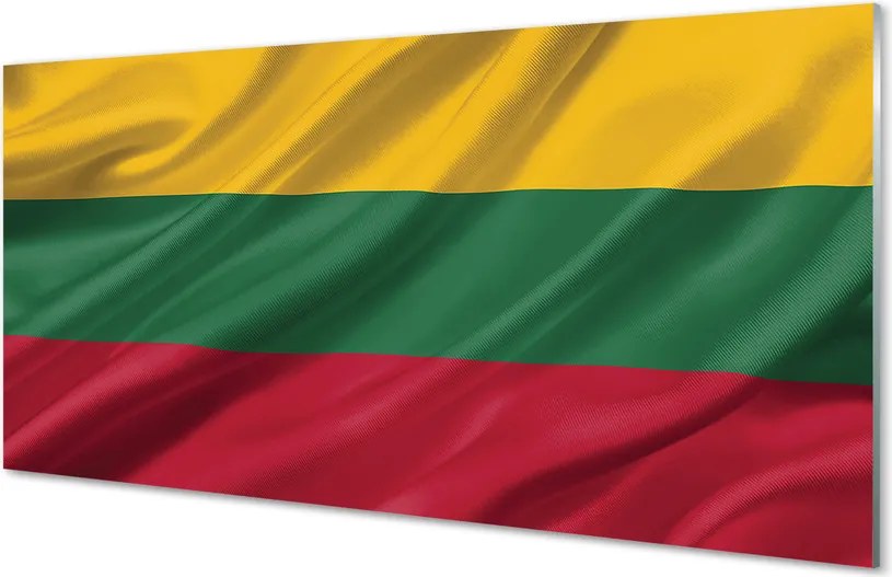 Panel szklany do Kuchni Narodowa Flaga Litwy