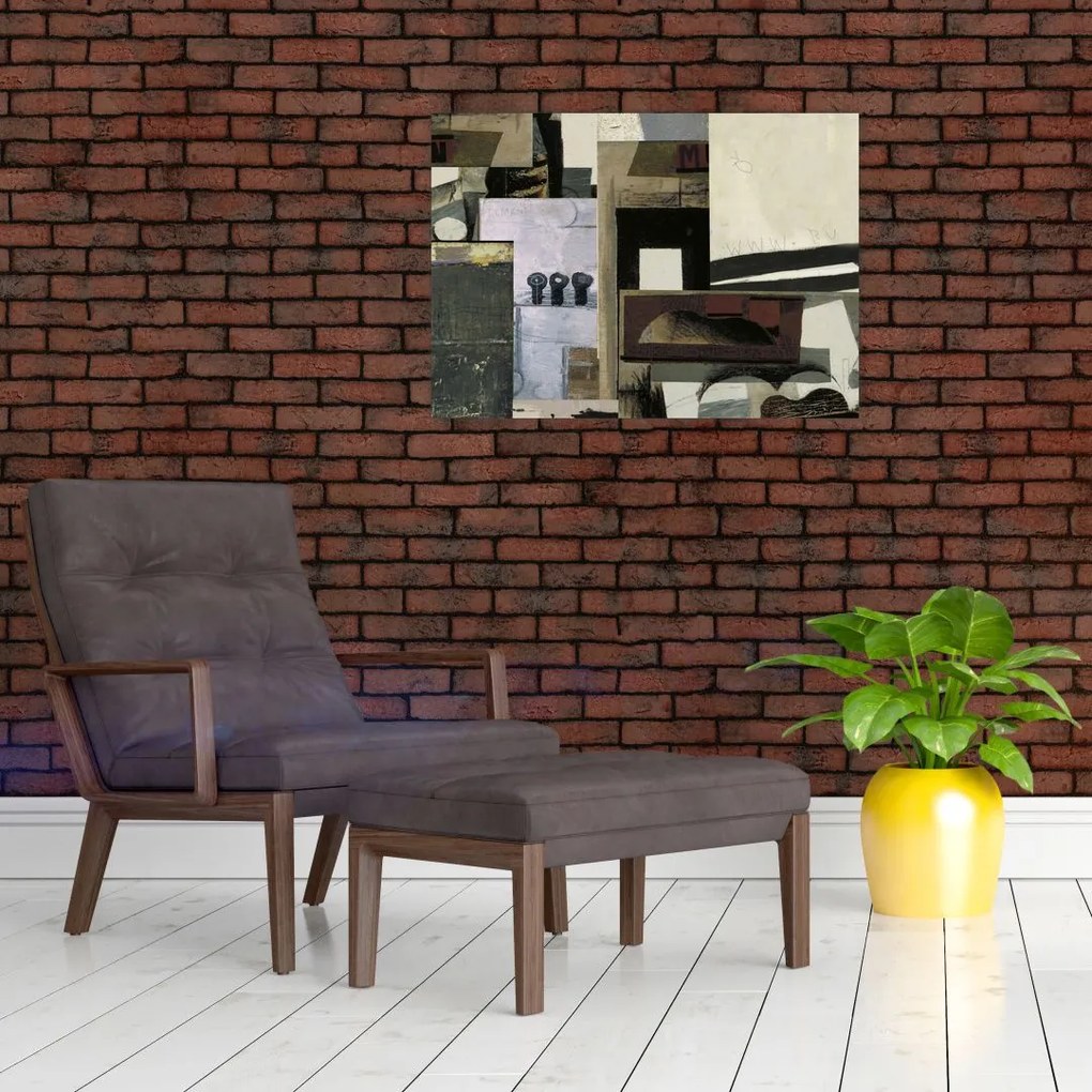 Obraz na szkle - Kubizm (70x50 cm)