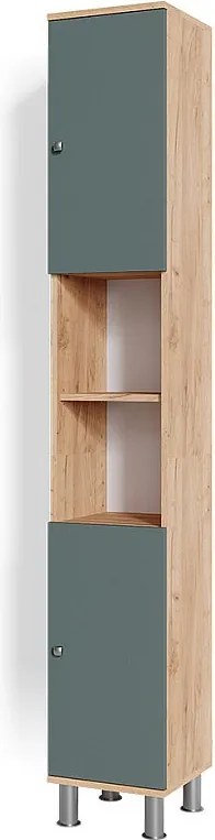 Szafka łazienkowa zielony 30x30x190 fynn