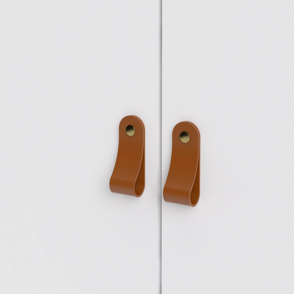 Trzydrzwiowa szafa ubraniowa na nóżkach Madrid 3D biały mat