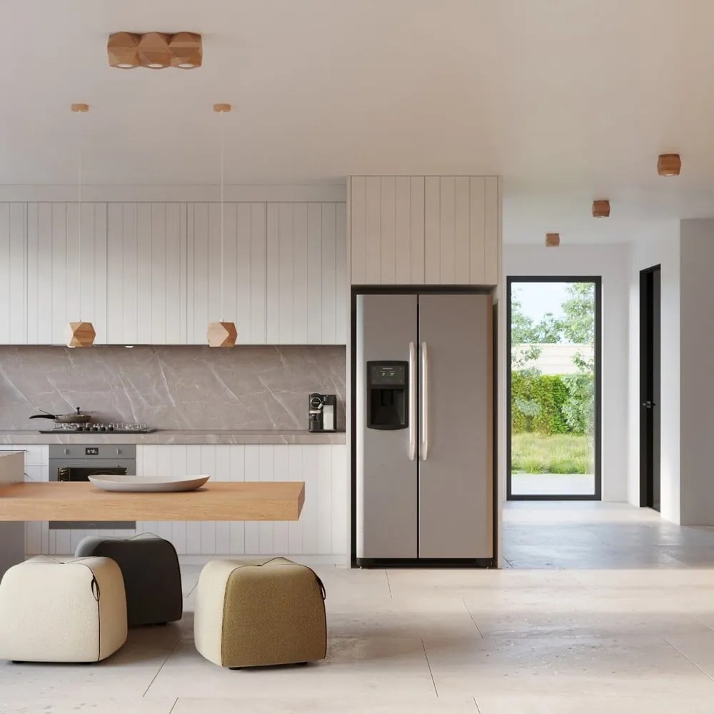 Lampa punktowa w naturalnym kolorze 12x12 cm Vige – Sollux