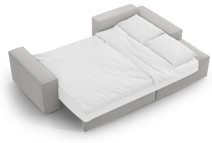 Jasnoszary rozkładany narożnik (prawostronny) Jodie – Micadoni Home