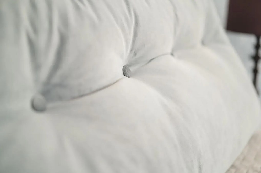 Poduszka na zagłówek PILLOW CHIC VELVET 140 szara SKANDICA