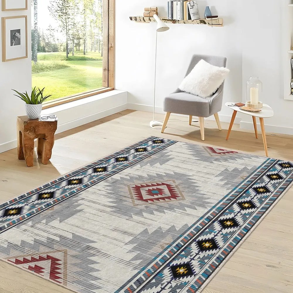 Chodnik odpowiedni do prania 80x200 cm Ethnic Geo – Mila Home