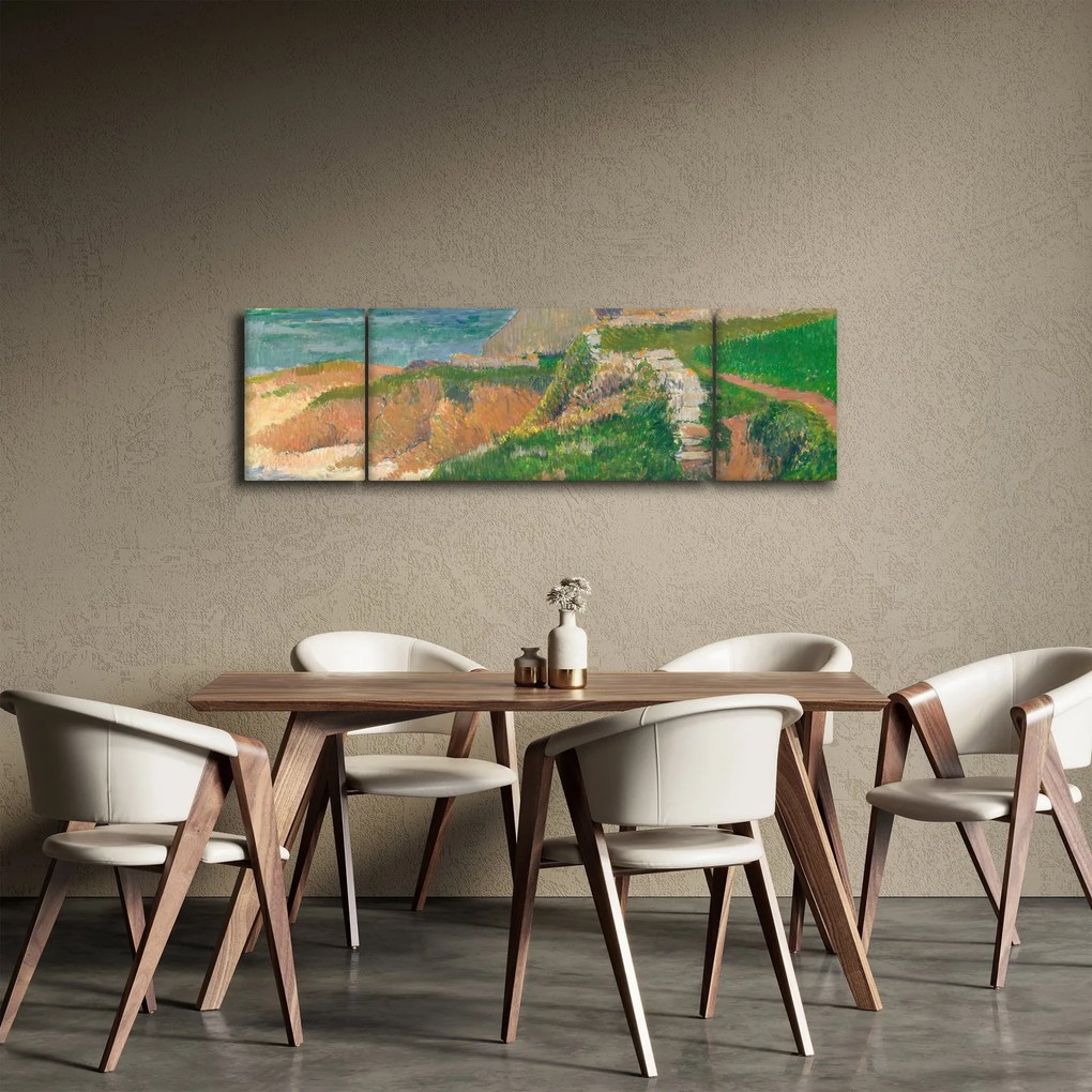 Obraz - Henri Moret, The Island of Raguenez, Brittany, reprodukcje (170x50 cm)