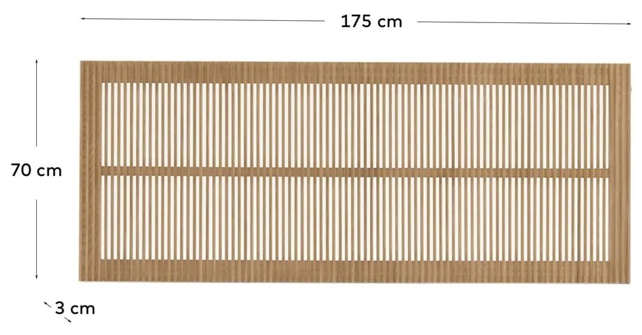 Zagłówek z drewna jesionowego 175x70 cm Beyla – Kave Home