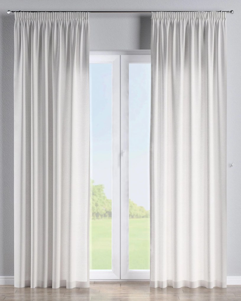 Zasłona na taśmie marszczącej 1 szt. kolor beżowy