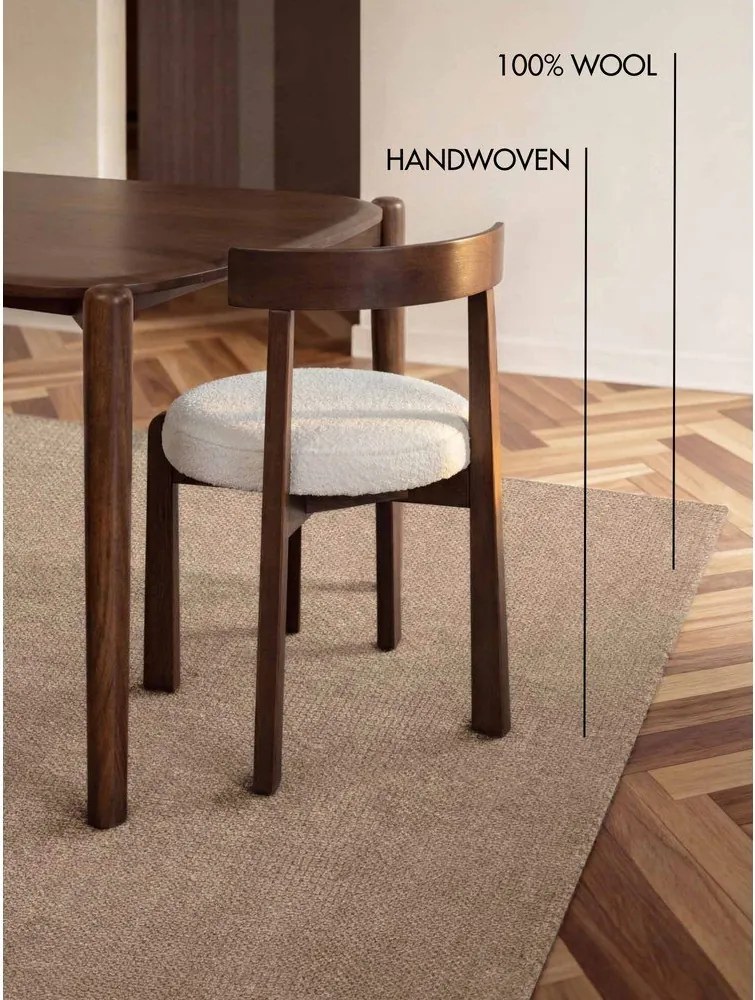 Beżowy wełniany dywan tkany ręcznie 160x230 cm Greenwich – Ted Baker