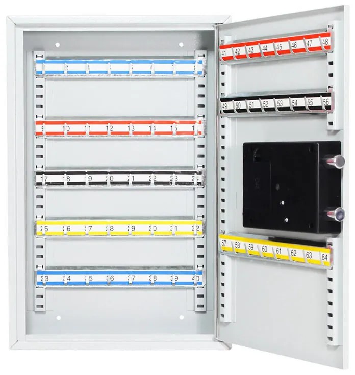 Skrzynka na klucze z zamkiem elektronicznym S-64 EL, na 64 kluczy
