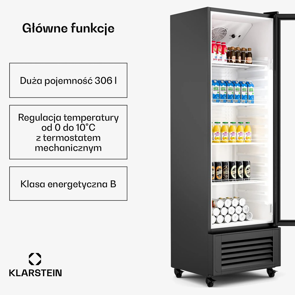 Klarstein GrandCooler lodówka na napoje, 306 l