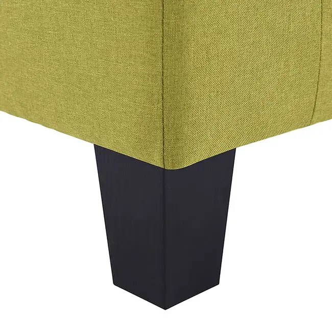 Trzyosobowa ekskluzywna zielona sofa - Ezof 3Q