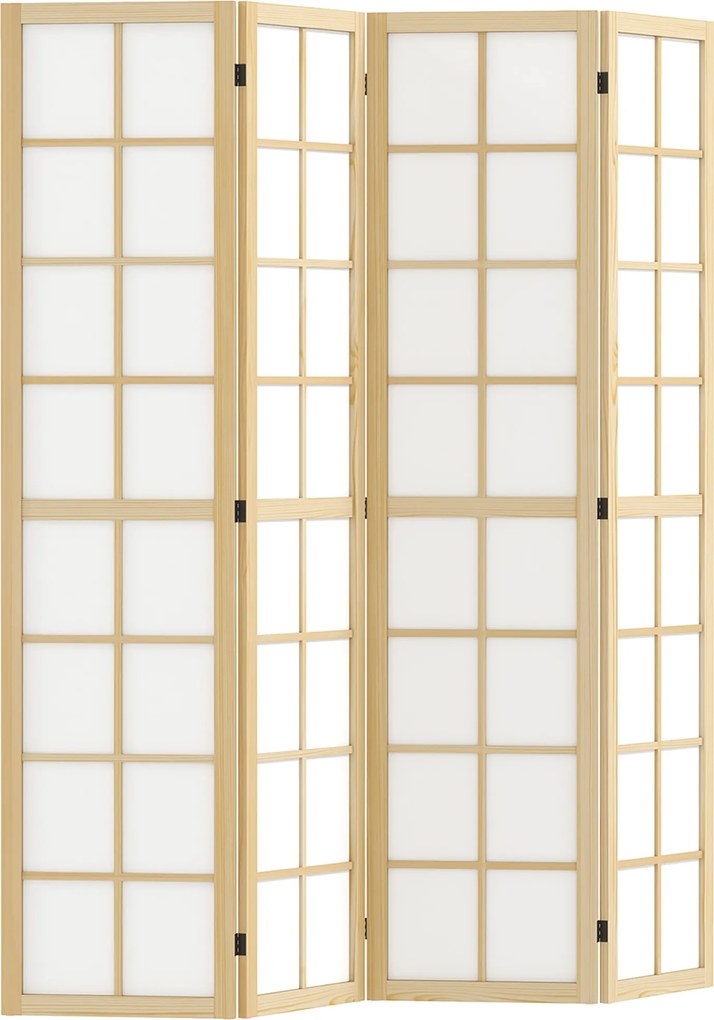 HOMCOM Składany Parawan Rozdzielający, Samodzielny Sichtschutz do Salonu, Sypialni, Biura, 160 x 170 cm