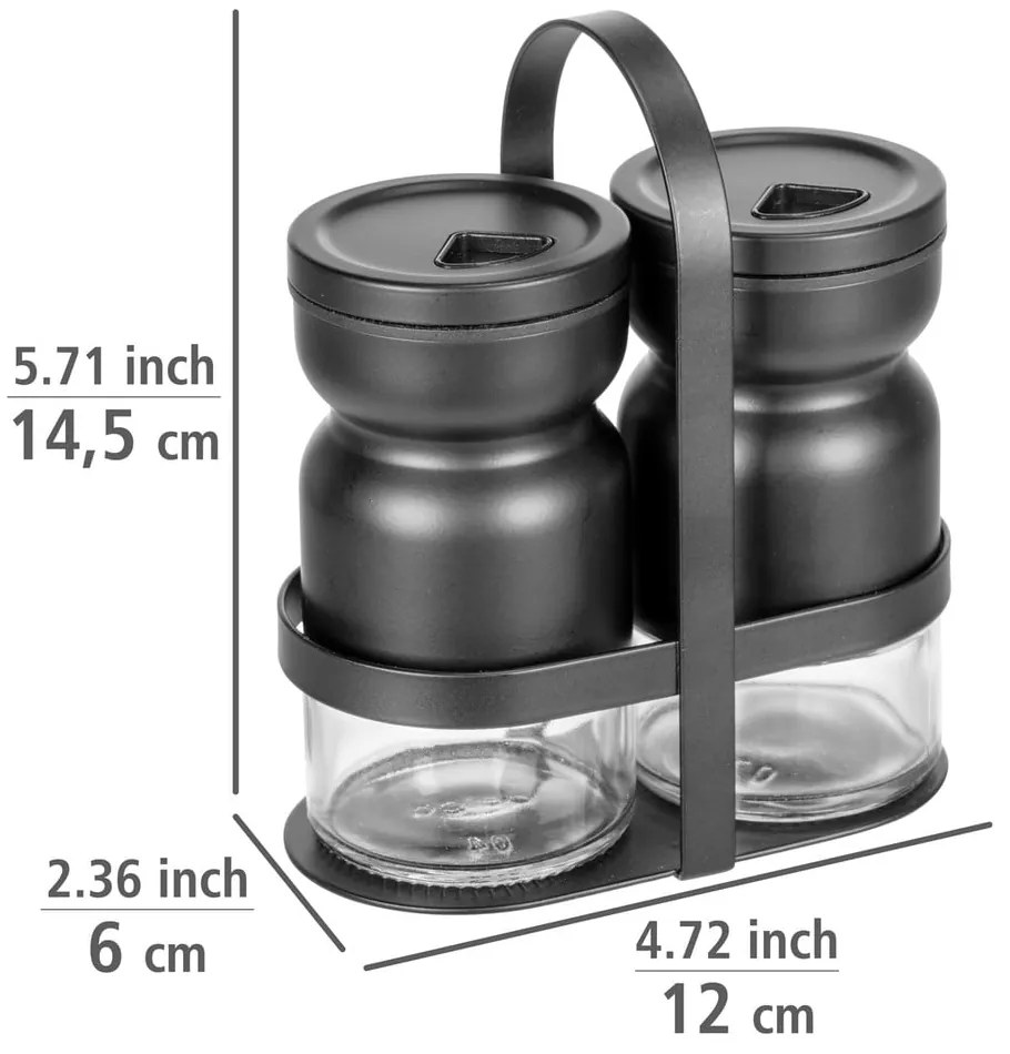 Solniczka i pieprzniczka ze stojakiem Melli – Wenko