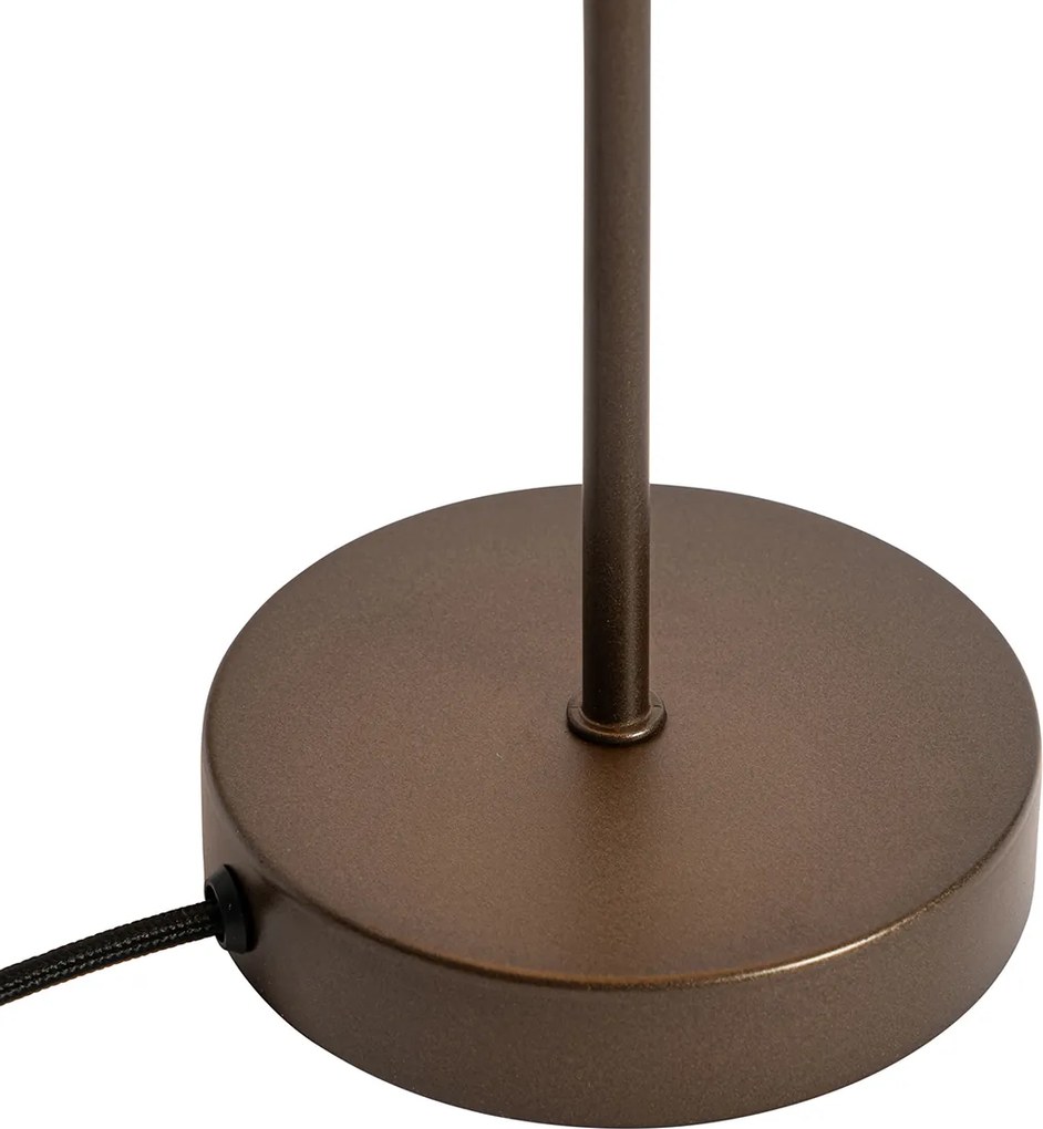 Lampa stołowa retro ciemnobrązowa - Magnax Mini