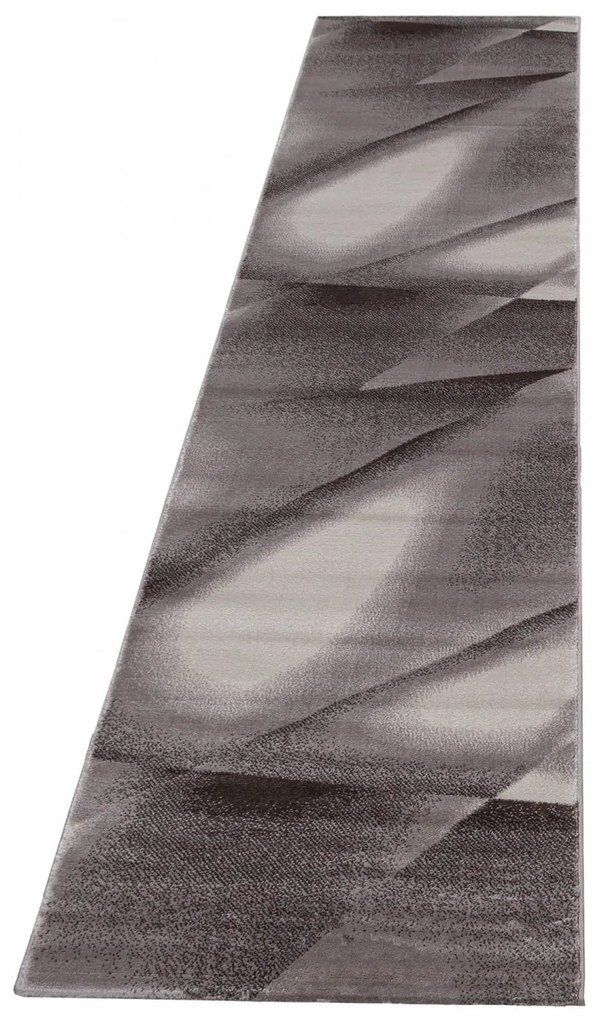 Dywan nowoczesny Miami brązowy 80 cm x 300 cm