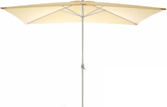 Ogrodowy parasol - prostokątny 2x3 m - champagne