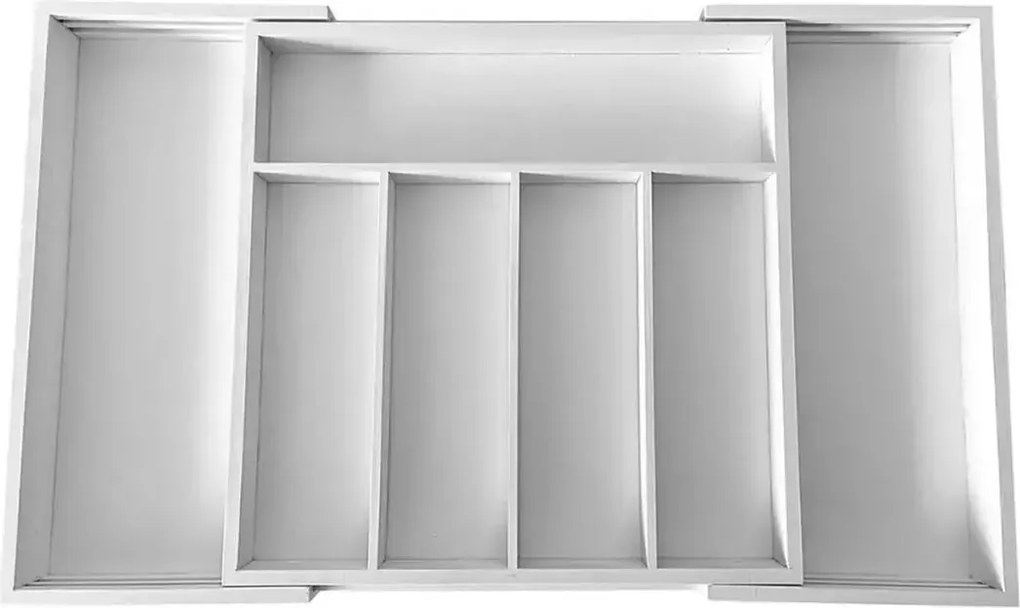 Biały bambusowy wkład na sztućce - Vaso 6X