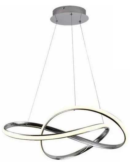 LED regulowany żyrandol na linkach LED/70W/230V 3000-6500K chrom + DO