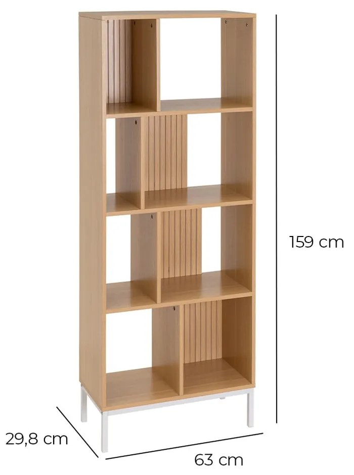 Regał dziecięcy w dekorze dębu 63x159 cm Mid-Lines – Casa Selección