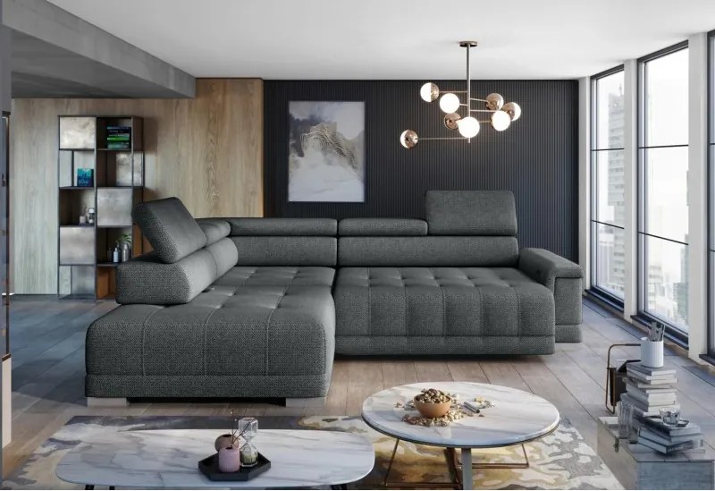 Narożnik CAMPO L z elektryczną regulacją siedziska WERSAL