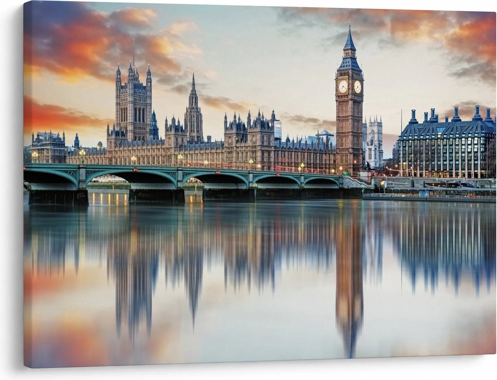 Obraz - Houses of Parliament w Londynie (70x50 cm)
