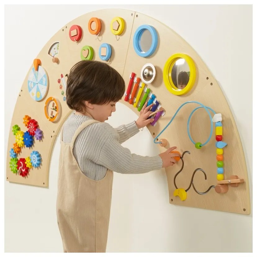 Viga tablica manipulacyjna ścienna łuk montessori