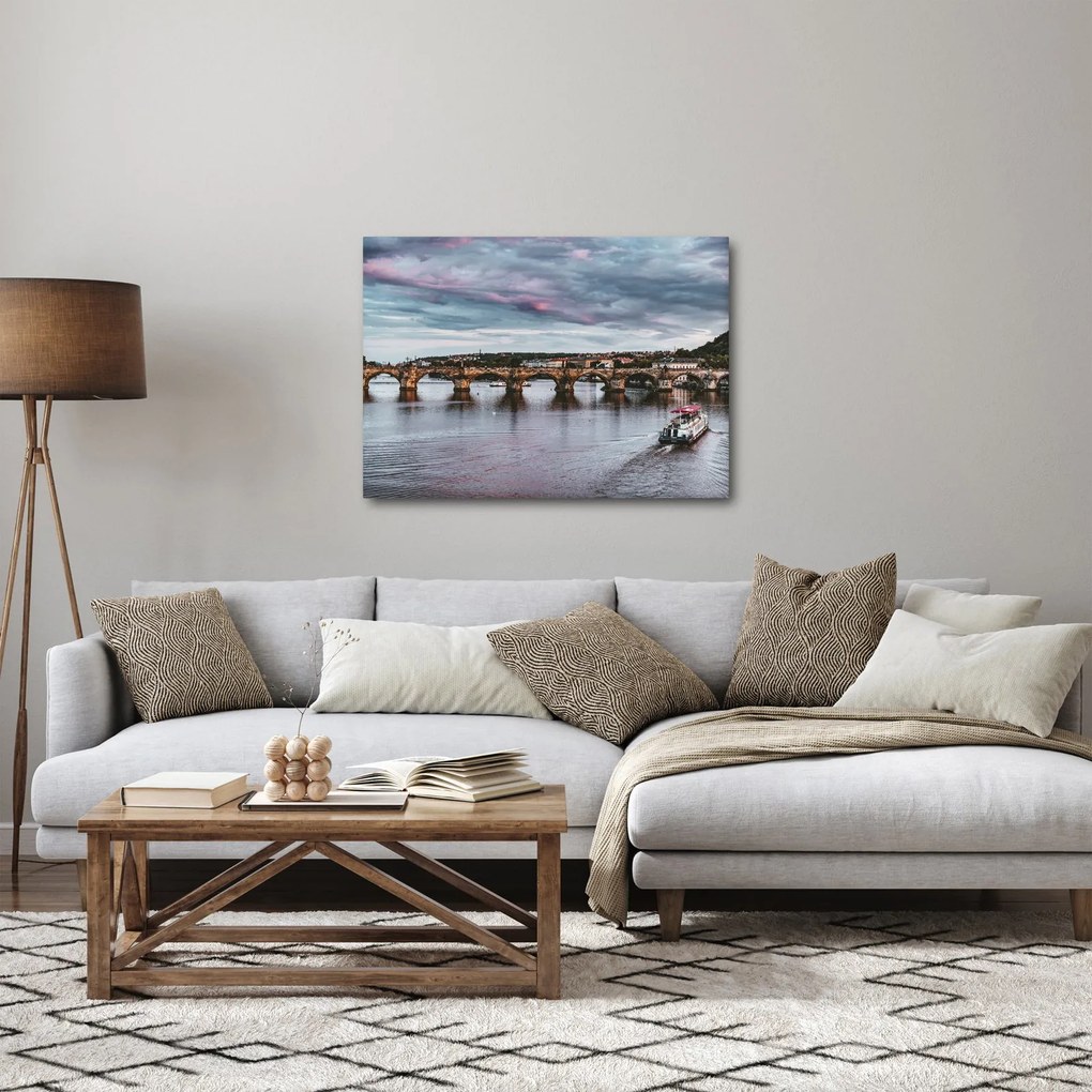 Obraz Mostu Karola (70x50 cm)