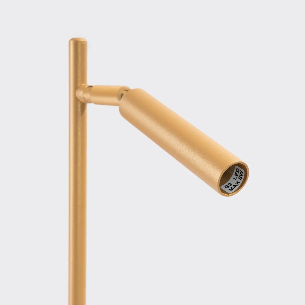 Lampa biurkowa PASTELO złota SOLLUX  LIGHTING
