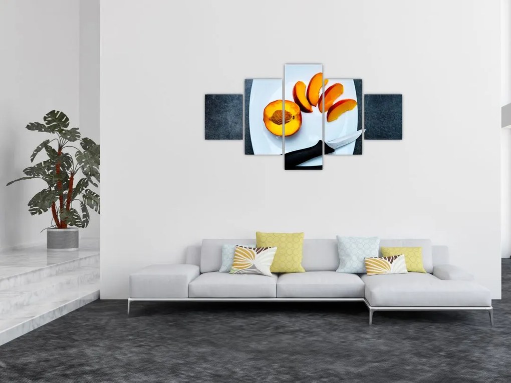 Obraz brzoskwini (125x70 cm)