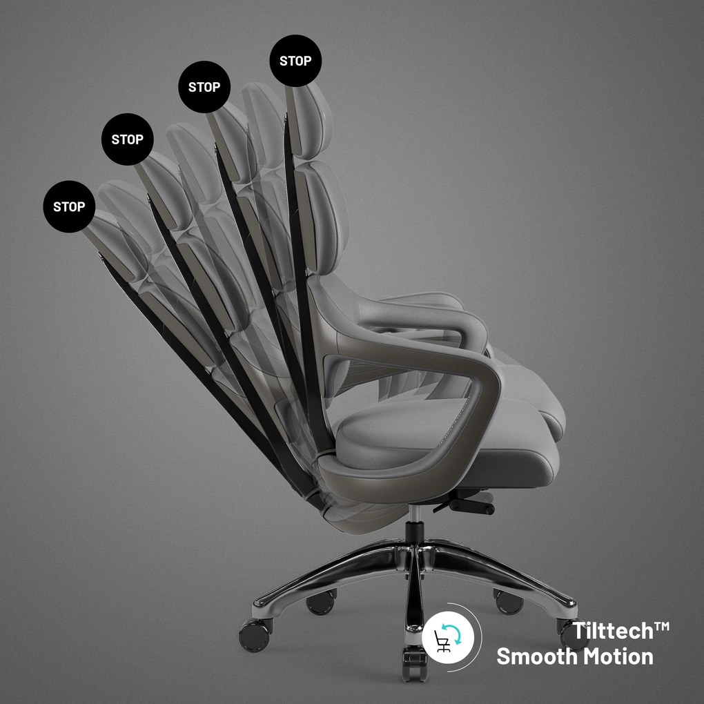 Fotel prezesa Diablo V-Modular, Shadow Grey