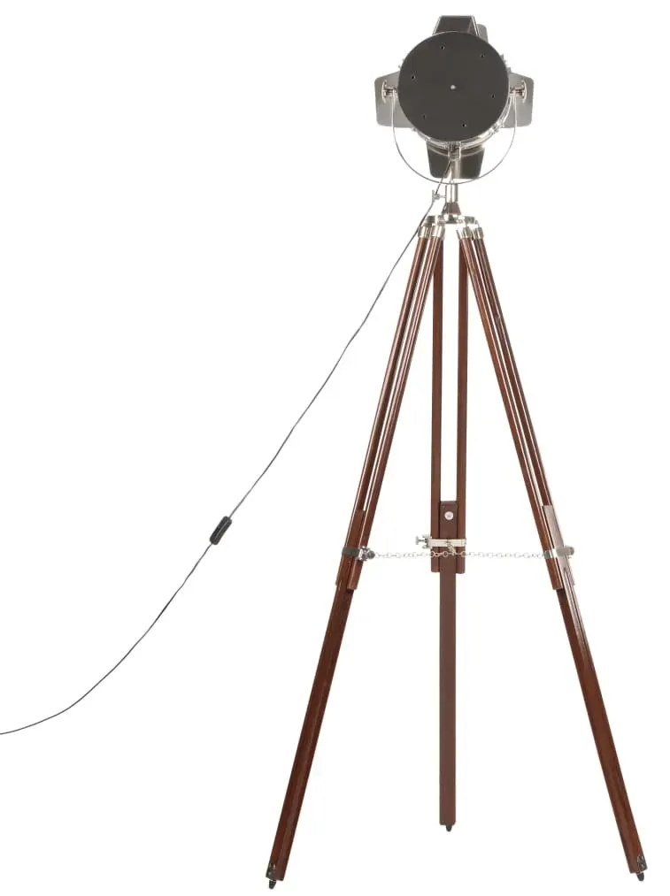 Drewniana retro lampa podłogowa regulowana - EX189 N5-P07