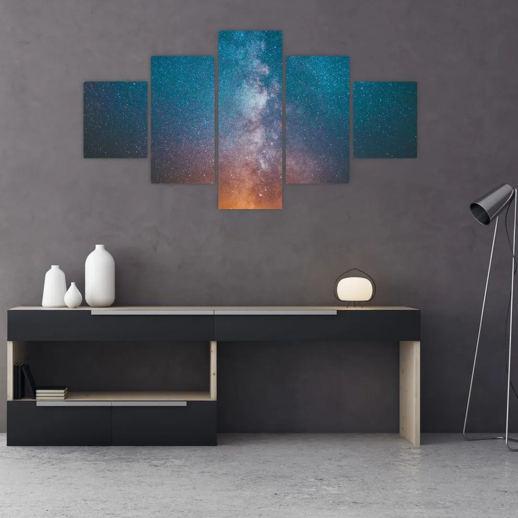 Obraz - Droga Mleczna (125x70 cm)