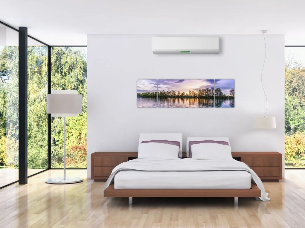 Obraz jeziora (170x50 cm)