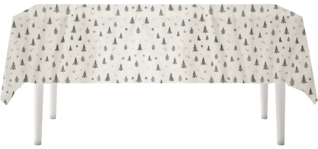 Świąteczny obrus X-Mas Trees, 140 x 180 cm