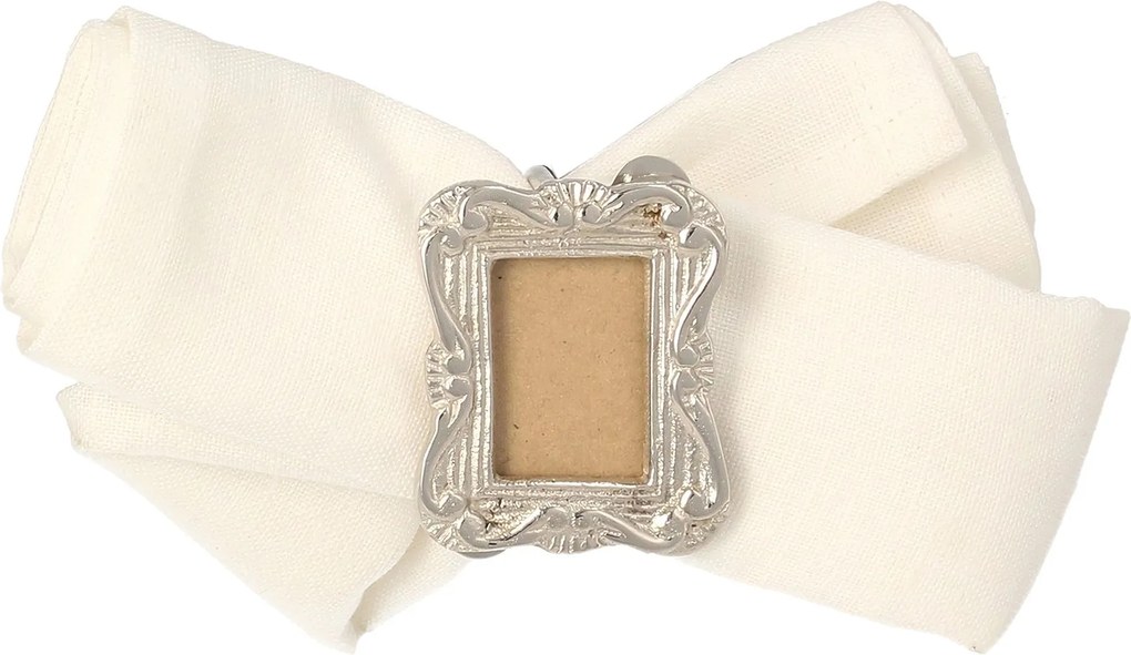 Obrączka na serwetkę Silver Frame
