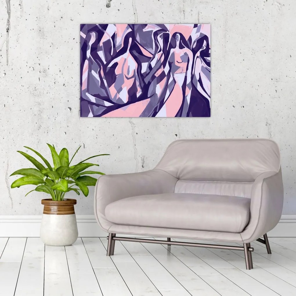 Obraz - Abstrakcyjne kobiety (70x50 cm)