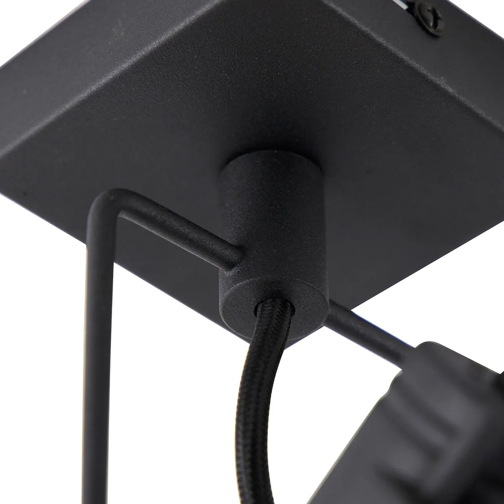 Inteligentny reflektor czarny z WiFi GU10 - Suplux