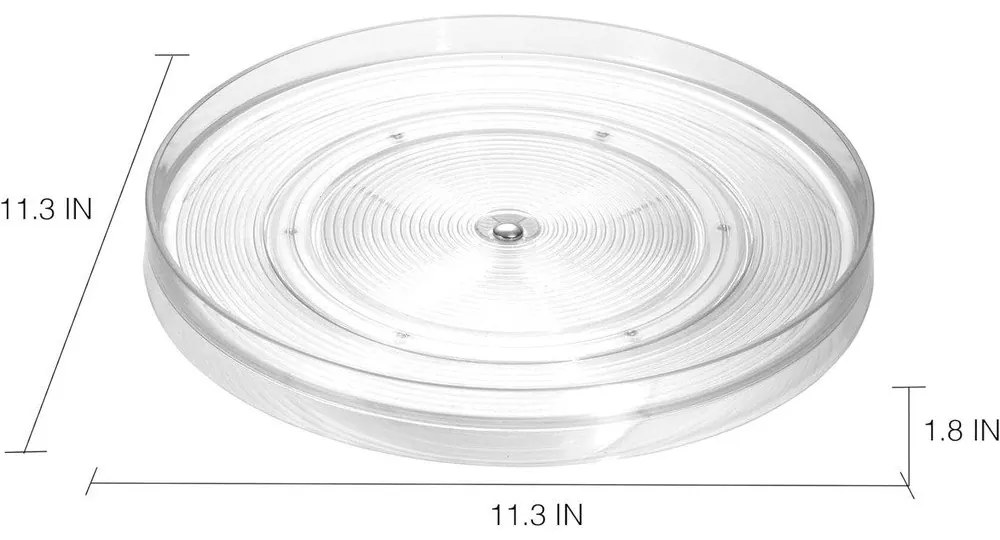 Obrotowy plastikowy organizer na przyprawy ø 29 cm Linus – iDesign