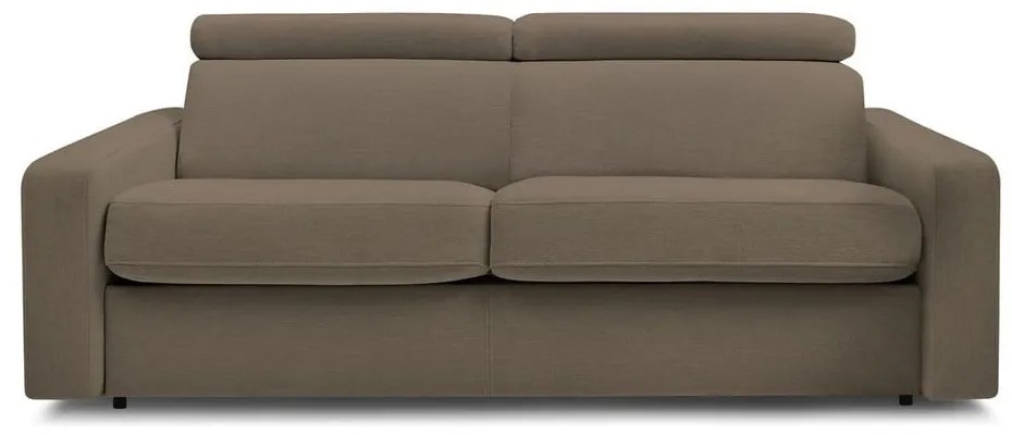 Brązowa rozkładana sofa 215 cm Monaco – Bobochic Paris