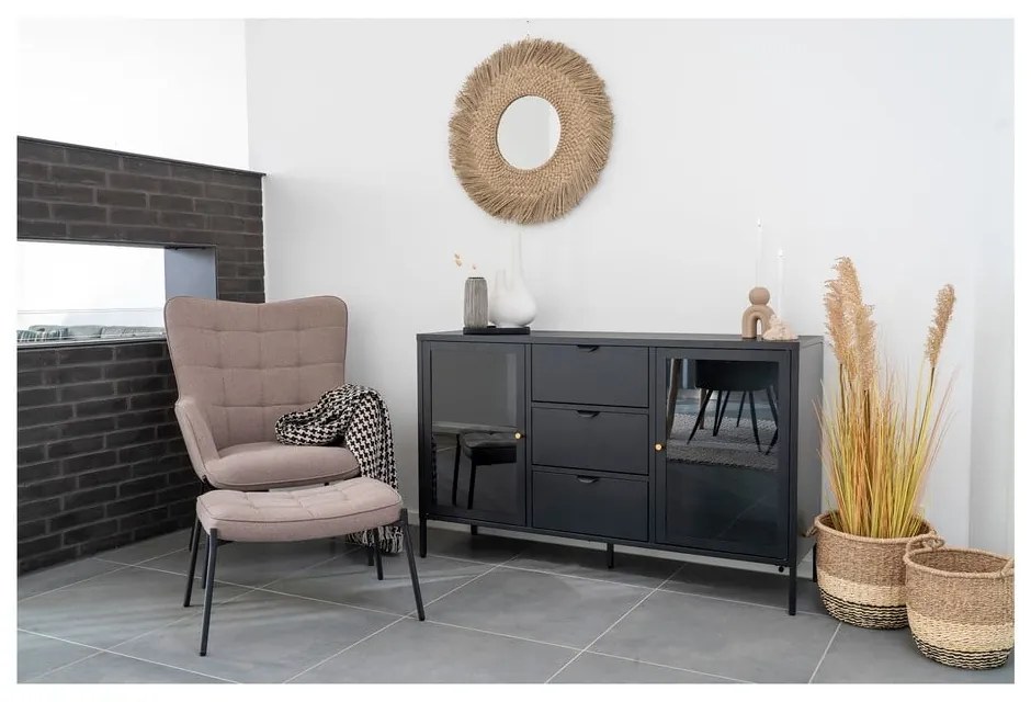 Szary/beżowy podnóżek Glasgow – House Nordic