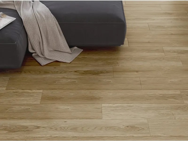 Mexen Manhattan próbka paneli winylowych SPC 6,5 mm, podkład IXPE 1,5 mm, 4 V-Fuga, Dąb - F1041-S