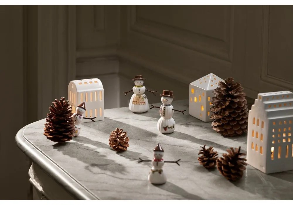 Porcelanowa figurka świąteczna (wysokość 11,5 cm) Hammershøi Snowman – Kähler Design