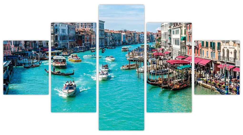 Obraz  - Canal Grande, Wenecja, Włochy (125x70 cm)