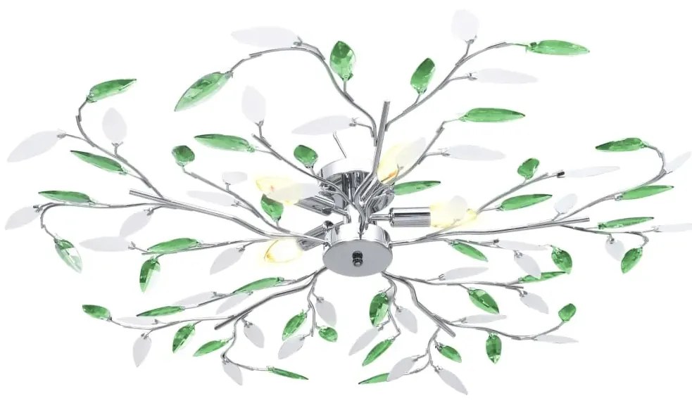 Zielona lampa sufitowa w kształcie liści - EX217 R9-P69