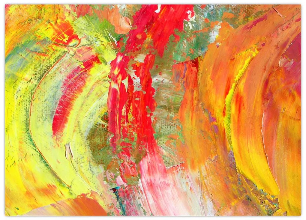 Obraz abstrakcji - malarstwo (70x50 cm)