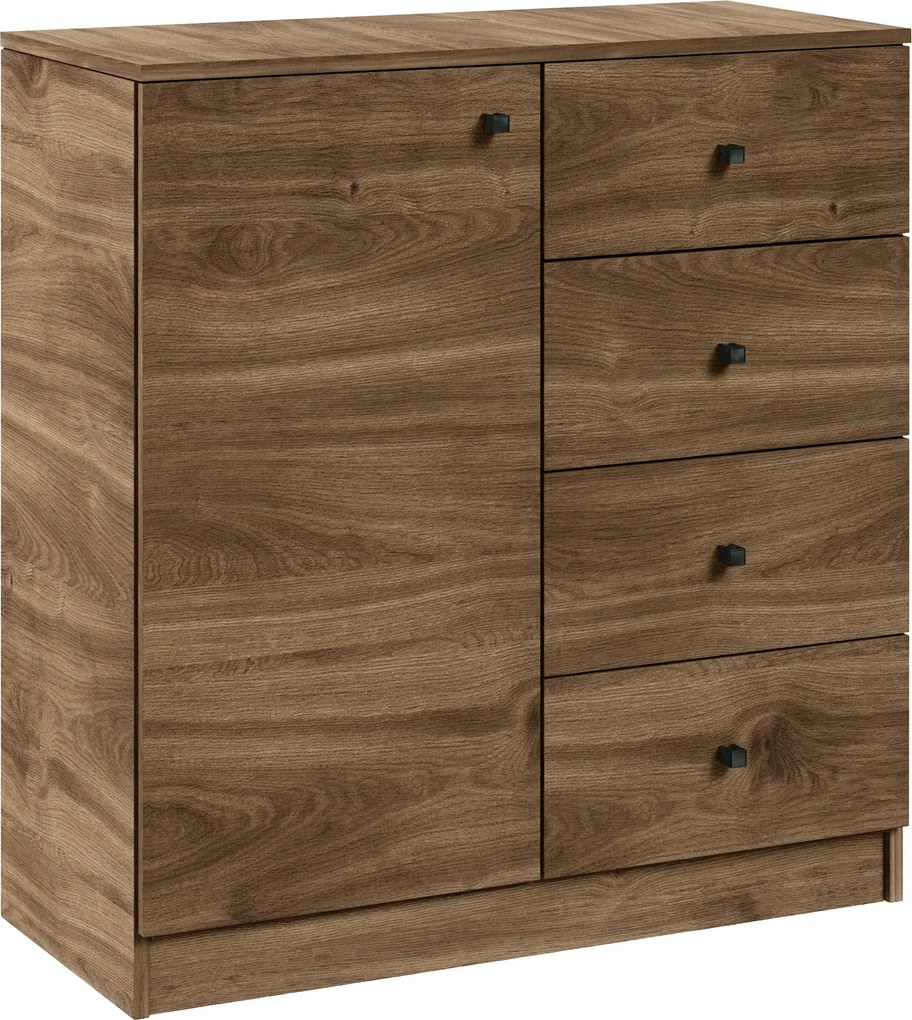 Komoda NESTOS 80 cm do Salonu Sypialni Brąz
