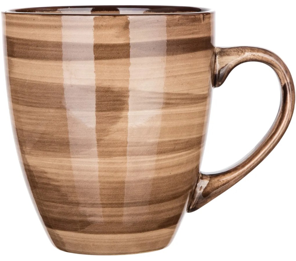 Banquet Zestaw 6 kubków Palas 400 ml, brązowy